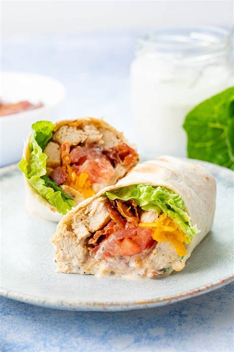 chicken bacon ranch wrap