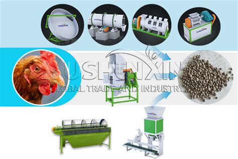 chicken poop pellet making machine