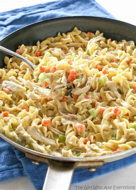 chicken with frozen egg noodles