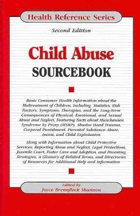 child abuse sourcebook health reference series Kindle Editon