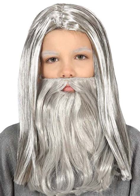 childrens grey wig