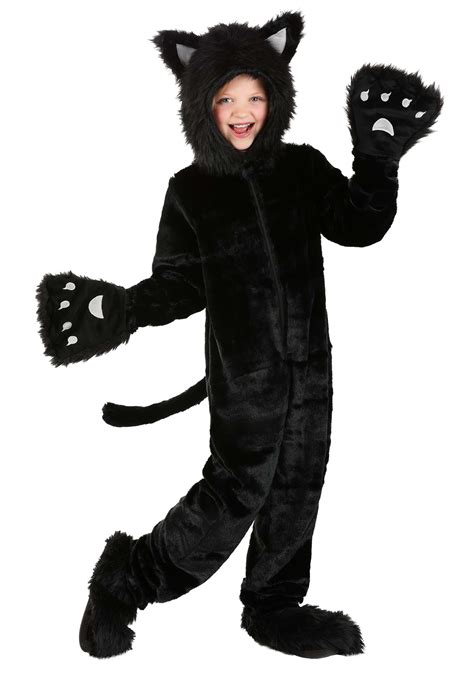 childs black cat costume