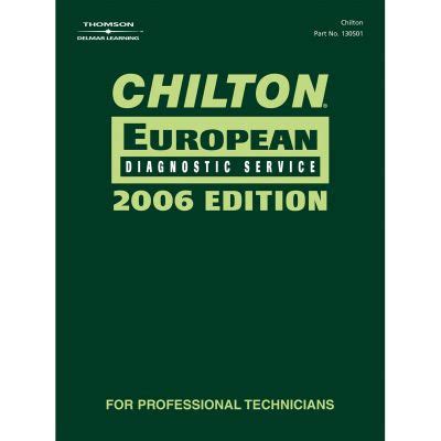 chilton 2006 european diagnostic service audi bmw mini saab vw Reader