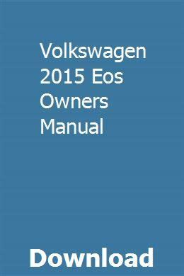 chilton 2007 volkswagen eos repair manual Ebook Kindle Editon