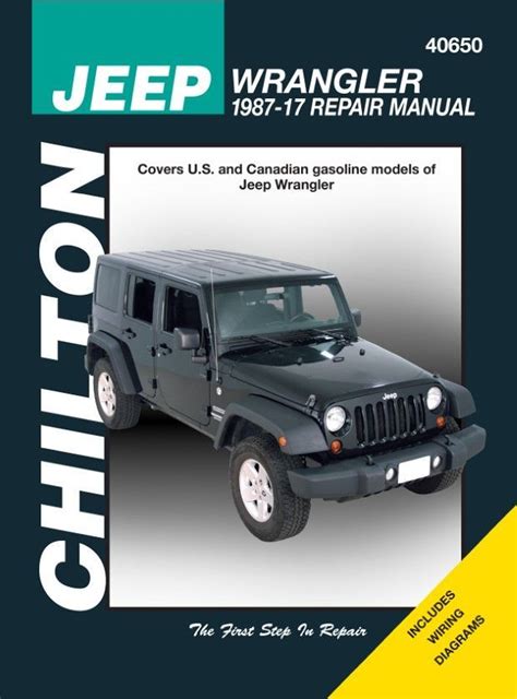 chilton jeep wrangler manual Kindle Editon