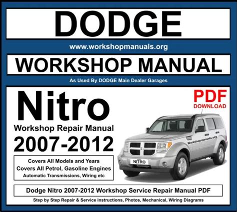 chilton manual for dodge nitro PDF