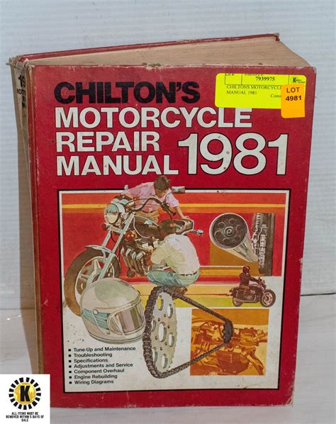 chilton motorcycle repair manual usa Kindle Editon