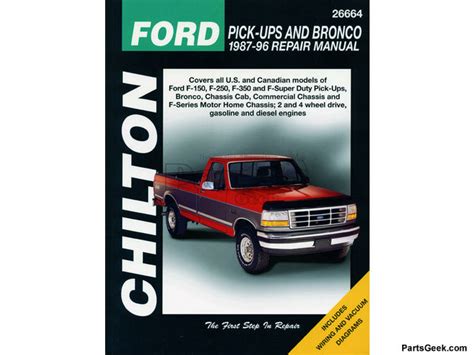 chilton repair manual 2000 ford f150 PDF