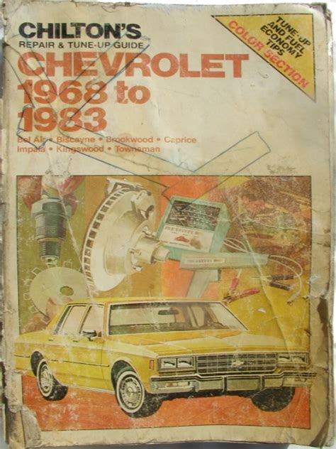chilton repair manual for 1968 camaro Reader