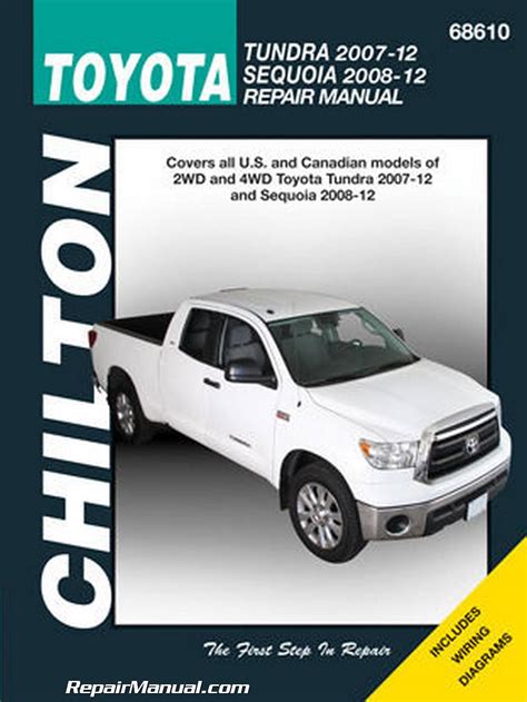 chilton toyota tundra sequoia 2000 2007 repair manual Ebook PDF