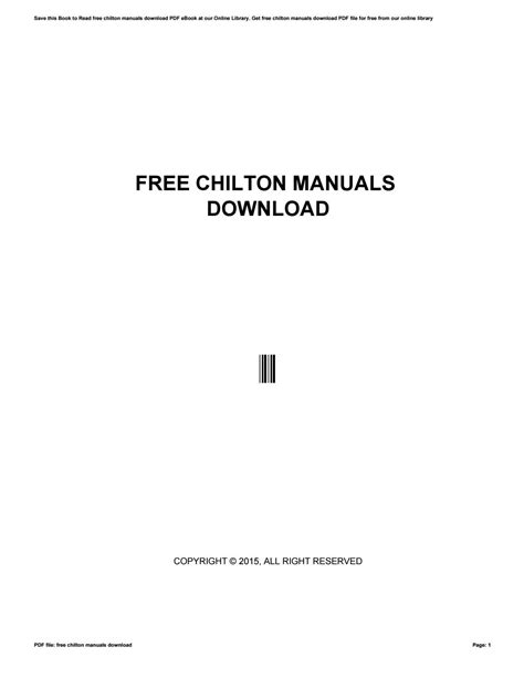 chilton-manual-access-code Ebook PDF