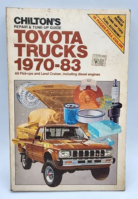 chiltons repair and tune up guide toyota trucks 1970 1986 chiltons repair manual model specific Doc