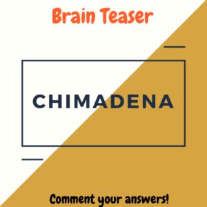 chimadena puzzle answer