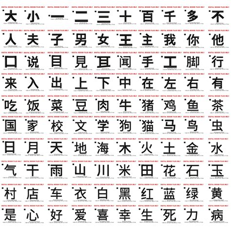 chineese letters