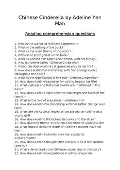 chinese cinderella comprehension questions and answers Ebook PDF