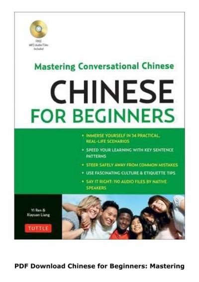 chinese for beginners mastering Reader