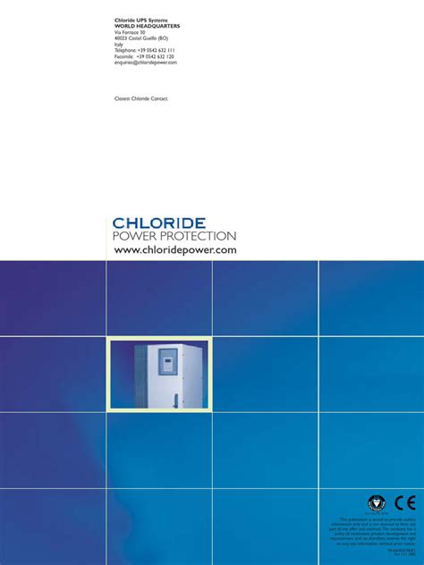 chloride 70 net user manual Kindle Editon