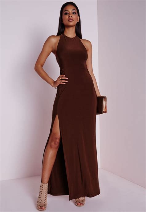 chocolate brown dress