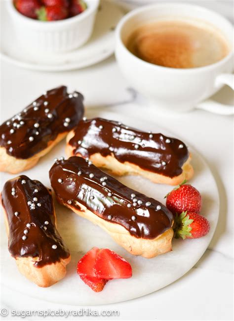 chocolate eclair delicious nutritious watering PDF