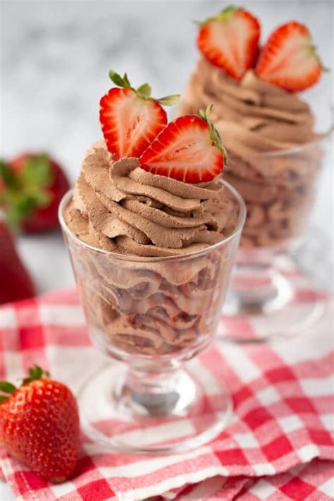 chocolate mousse strawberry cream nutritious Doc