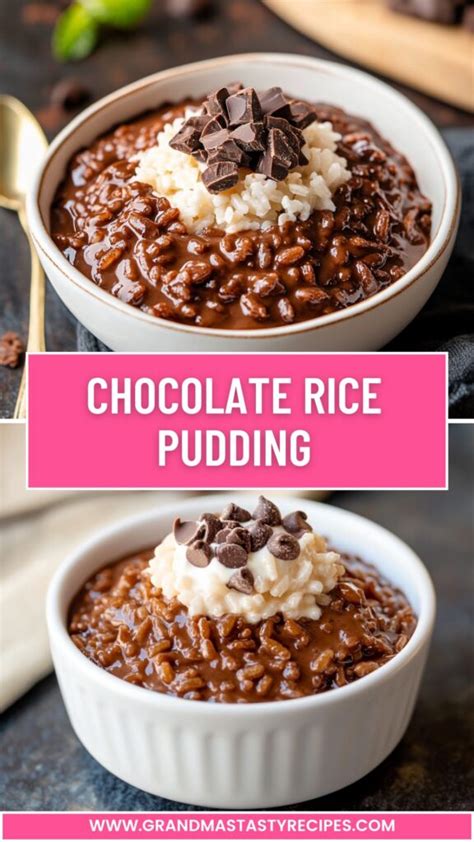 chocolate rice pudding delicious healthy Reader