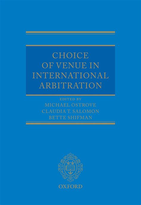 choice of venue in international arbitration PDF