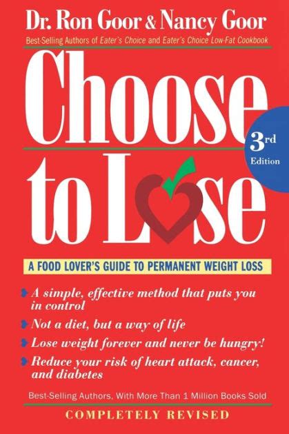 choose to lose a food lovers guide to permanent weight loss Reader