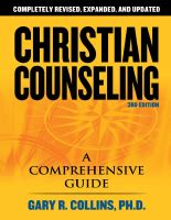 christian counseling a comprehensive guide Doc