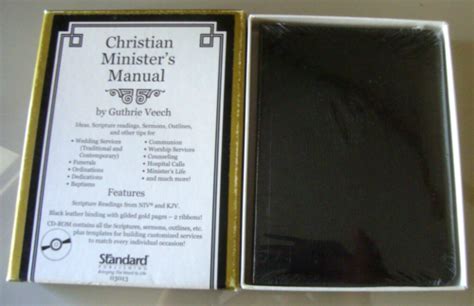 christian ministers manual with cd rom Reader