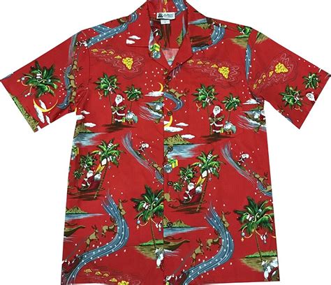 christmas aloha shirts