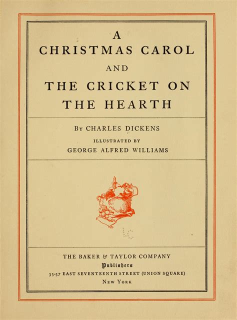 christmas carol and the cricket on the hearth Epub