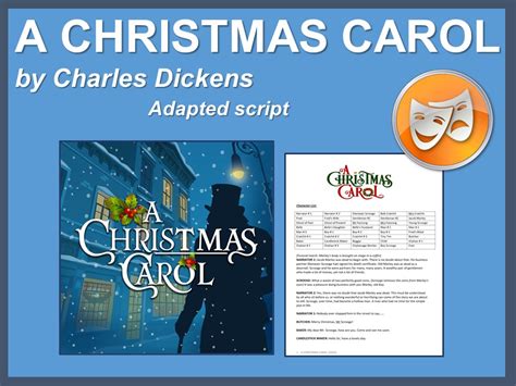 christmas carol movie script Kindle Editon