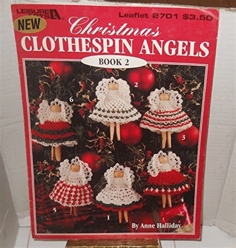 christmas clothespin angels book 2 leisure arts leaflet 2701 Kindle Editon
