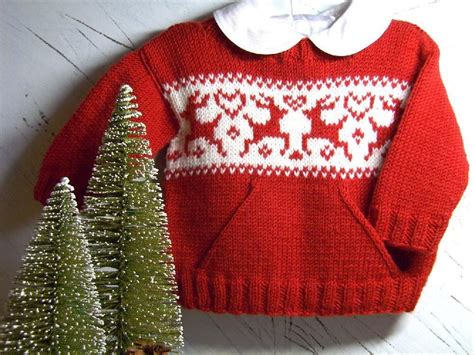 christmas knitting patterns sweater PDF