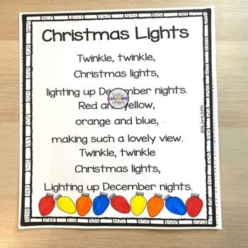 christmas lights rhyming picture book Reader