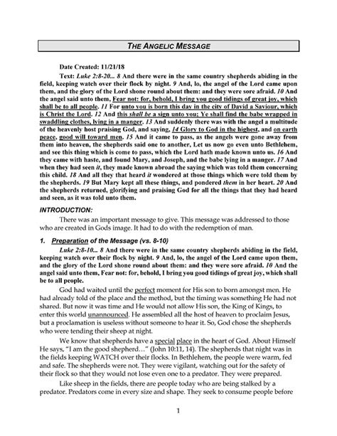 christmas sermons outlines familiar passages PDF