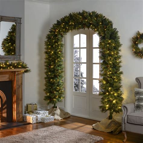 christmas tree arch