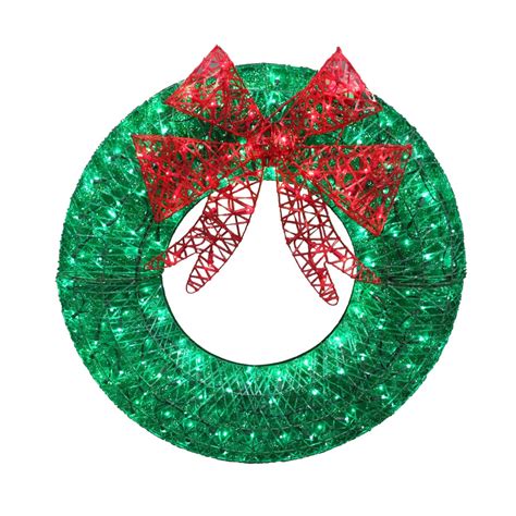 christmas wreath with led