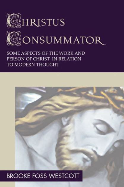 christus consummator aspects relation thought Reader