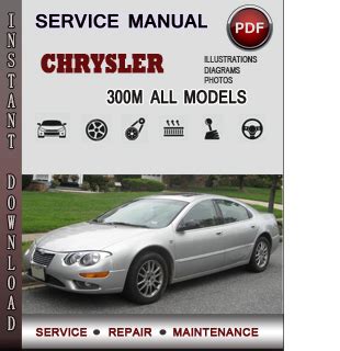 chrysler 300m service manual Kindle Editon