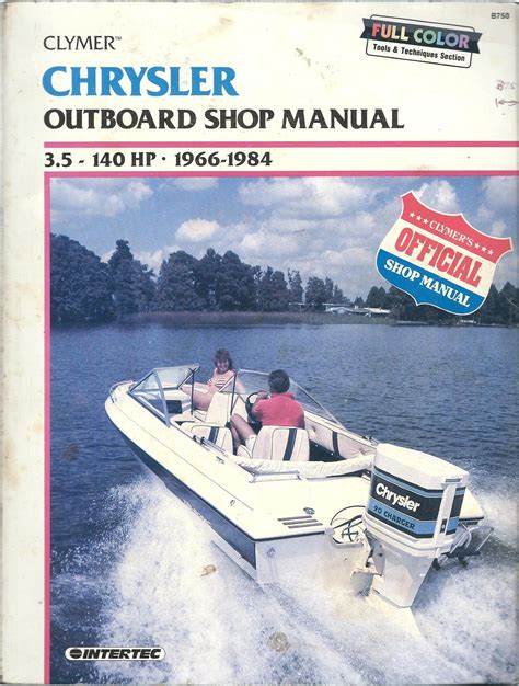 chrysler boat motor repair manuals Doc