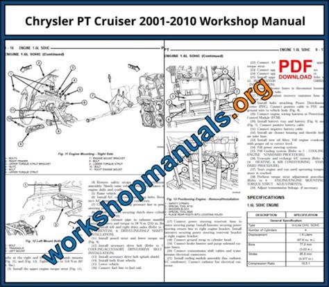 chrysler pt cruiser workshop manual diesel PDF