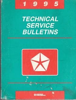 chrysler technical service bulletin Reader