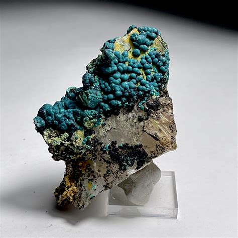 chrysocolla and quartz