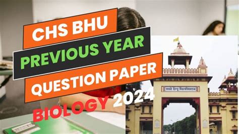 chs bhu previous year question paper Epub