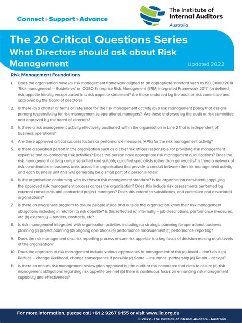 cica-20-questions-directors-should-ask-about-d-o-insurance Ebook Kindle Editon