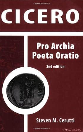 cicero pro archia poeta oratio latin edition Epub