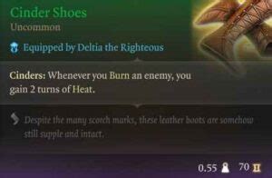 cinder shoes bg3