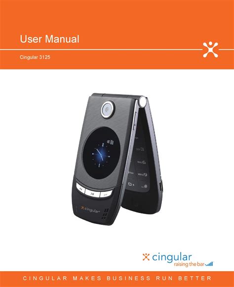 cingular 3125 user manual Kindle Editon
