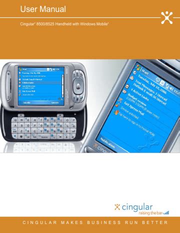 cingular 8525 user manual Epub